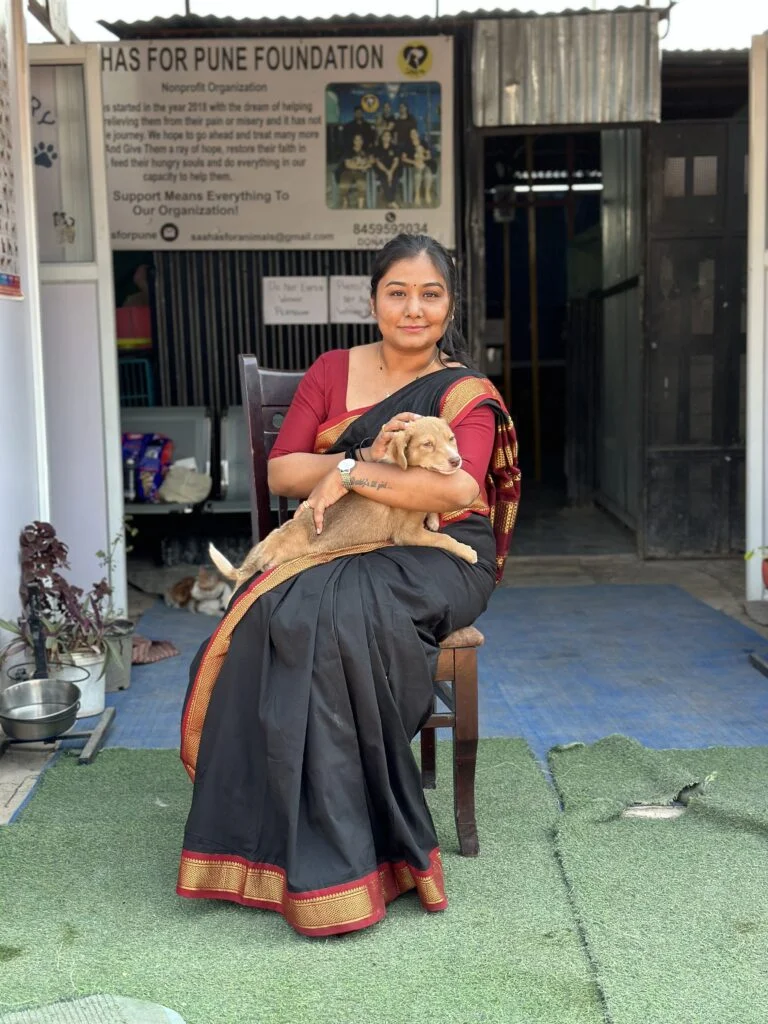 About Us 1 Geetanjali Tour Founder Saahas For Animals Rated #1 NGO for Stray Animals in Pune